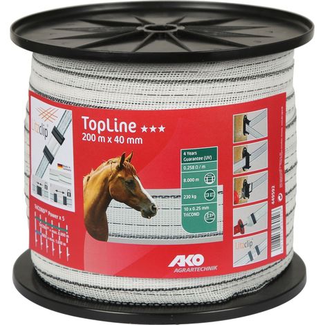 AKO Weidezaunband TopLine, 200 m x 40 mm (1/5)
