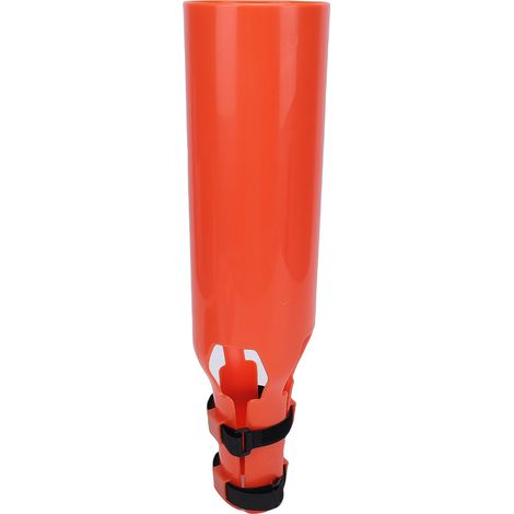 Amplificateur air souffleur feuilles portable – Accessoire extension accélérateur flux nettoyage pelouse allée orange, jardin (1/5)