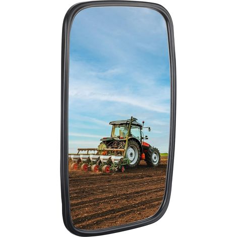 Rétroviseur de tracteur, rétroviseur agricole, pour pelleteuse et chargeur, compatible avec les marques de tracteurs telles que John Deere, Case IH, Agco, New Holland, Massey Ferguson et (1/5)