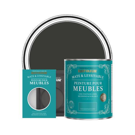 Peinture pour Meubles Mate & Lessivable - Magie noire (1/2)