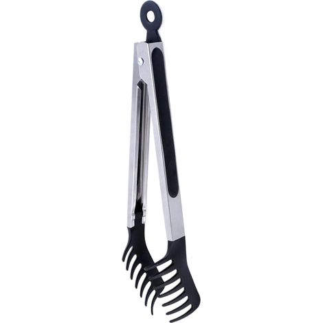 1 Pince à pâtes,Acier inoxydable et silicone,Résistante à 250°C,Ergonomique,Cuisine et barbecue (1/5)