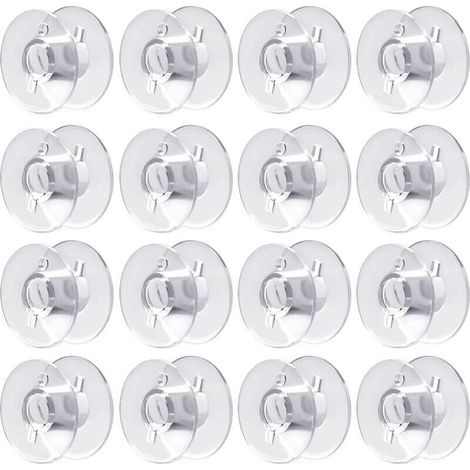 60 bobine di plastica per macchine da cucire – Compatibili con Brother, Singer, Janome, Kenmore – Confezione economica e universale