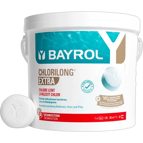 Galets Chlorilong EXTRA 250 - Seau de 5kg - Bayrol