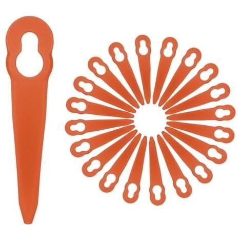 100 PCS Lames Compatible pour Coupe Bordure STIHL Polycut 2-2 PolyCut 3-2, FSA 45 FSA 57 FSE 52, Lames en Plastique pour Coupe Bordure Stihl sans Fil (1/3)