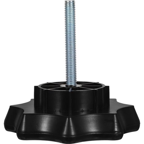 Boulon De Fixation Roue De Secours Noir 9.60 X 9.60 X 9.00 Cm Vis De Montage Voiture Accessoire Compatible Plusieurs Modèles Installation Facile Sans Outil (1/5)