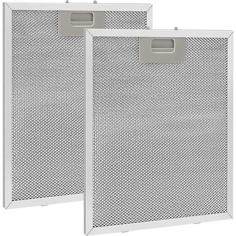320x260mm Metal Grease Filters for Extractor Hoods, Mesh Filter, Kitchen Hood Accessory - Silver (1/5)