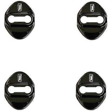 Lot de 4 protections de verrouillage de portière pour Faw Bestune T33 T77 T99 B70 Accessoires intérieurs auto Autocollants Protection de verrouillage de portière Noir (1/5)