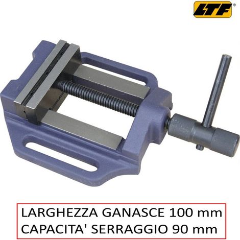 MORSA CON SERRAGGIO 90 MM PER TRAPANO A COLONNA