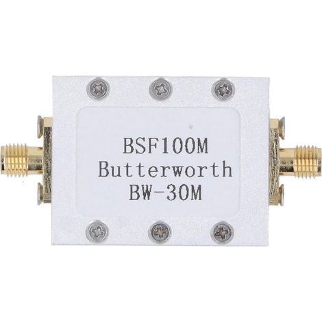 Band Stop Filter 88‑108M Anti FM Interference CNC Aluminum Alloy Shell Passive Notch Filter (1/4)