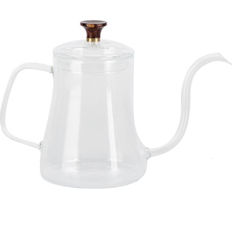 Cafetière en verre à col de cygne et à ouverture fine, cafetière artisanale à filtre (600 ml) (1/5)