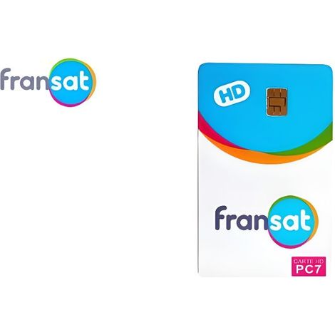 NOUVELLE CARTE FRANSAT HD PC7 2022 - VALABLE PAR 4 ANS