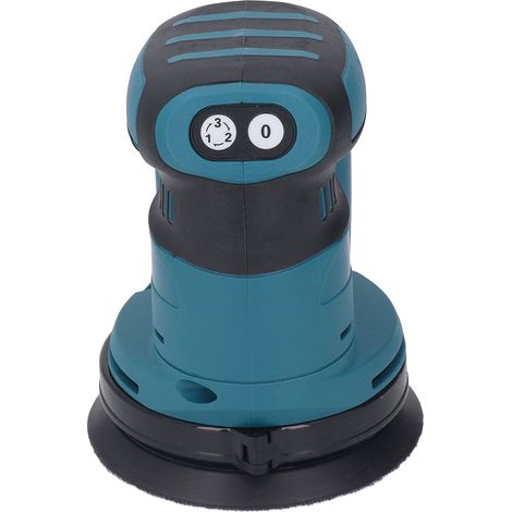 Ponceuse sans fil à trajectoire aléatoire avec vitesse variable et collecteur de poussière pour batteries au lithium Makita 18V, ponceuse/polisseuse électrique de 5 pouces. (1/5)