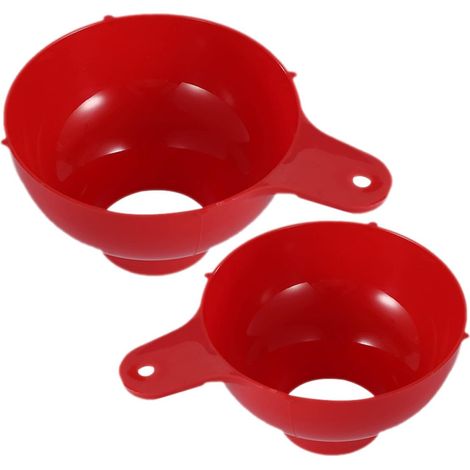 Entonnoir à conserves à large ouverture pour bocaux Mason (lot de 2) en plastique (1/5)
