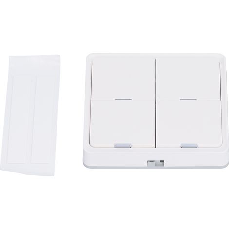 Ortviai Interrupteur scène sans fil 4 touches Zigbee 2,4 GHz blanc ESW-0ZAA-EU contrôlé via appli et voix (1/4)