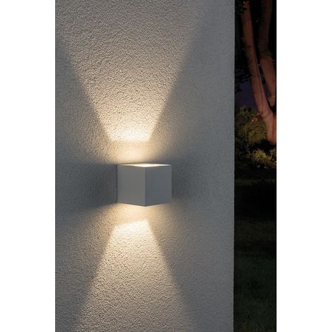 Paulmann Special Line LED Außen-Wandleuchte Cybo weiß 8 x 8 cm Up & Down Außen-Wandleuchte (1/3)