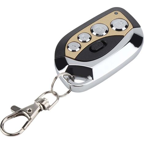 Télécommande universelle 433 MHz pour ouvre-porte de garage avec système de clonage de sécurité et serrure à clé (1/5)