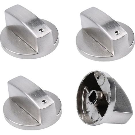 Knob Cover, Replacement Accessories for Universal Gas Hob, Metal, Oven Knobs, Rotary Knobs for Cookers and Hobs