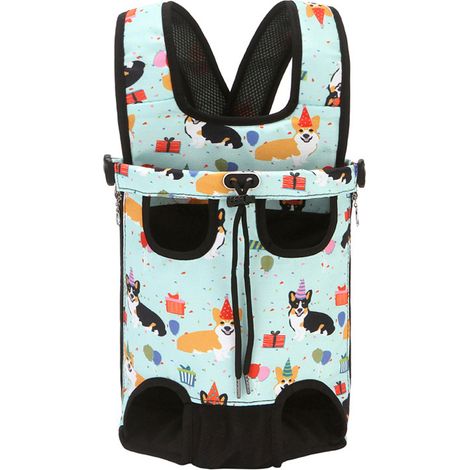 1 Sac à dos pour animaux, matériau respirant, résistant aux déchirures, compact, pour marche randonnée cyclisme (1/5)
