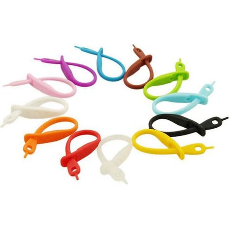 36 couleurs aléatoires de marqueurs en silicone pour boissons, de marqueurs pour verres à bière et de marqueurs pour poulets.