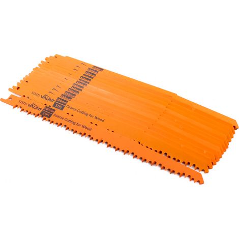 Vaunt Reciprocating Saw Blades S1531L For Wood Pack of 15 Recip Blades Fast Cut (1/5)