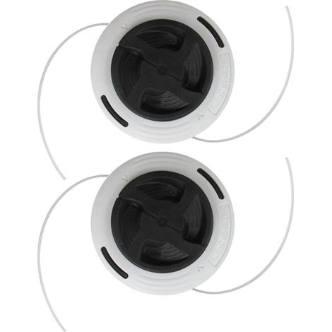 Set of 2 double-line brushcutter heads C26-2 for Stihl FS55, FS56, FS70, FS80, FS85, FS89, FS90, FS94, FS100, FS120, FS130, FS240, FS250, FS260R, FR130, FR410, FR460, FS-KS, M and FSA900.