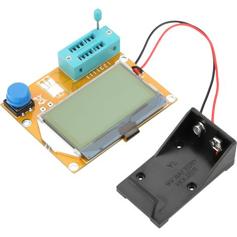 Testeur multifonction graphique LCD pour transistors, inductances et condensateurs ESR (1/5)