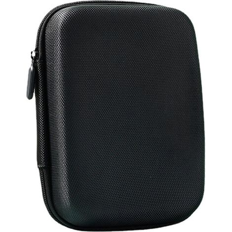 Étui rigide carré pour casque audio en EVA avec poche intérieure en filet, pochette de transport pour accessoires électroniques. (1/5)