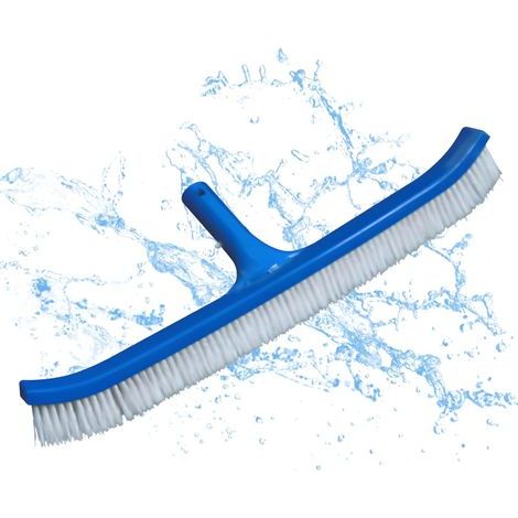 Équipement de nettoyage de piscine Brosse de piscine en plastique de luxe Brosse de nettoyage de piscine Brosse en plastique Brosse à manche en aluminium Perche télescopique (1/4)