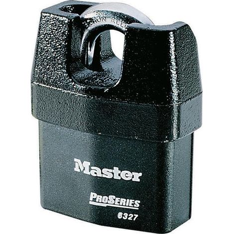 Master Lock 6327EURD Pro Series 67mm Padlock with Protected Shackle and Key Locking Mechanism