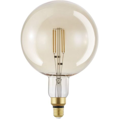 Eglo 12593 Vintage Spezial Lampadina LED Globo G200 4W E27 2200K Dimmerabile colore Ambra