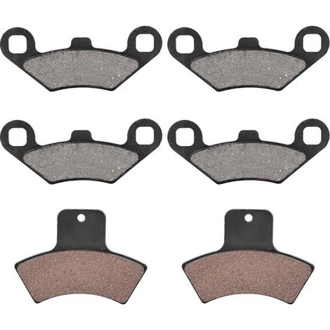 Mâchoires de Frein, Bonne Dureté 6 Pièces Avant Arrière Pratique Haute Performance Durable Plaquette de Disque pour Réparation Remplacement Polaris Sportsman 500 (1/5)