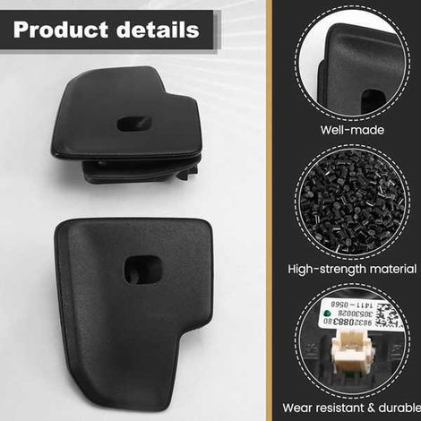 One pair of 9832088180 and 9832088380 paddle shifters are compatible with Peugeot C4X and Citroen steering wheel paddle shifters. (1/5)