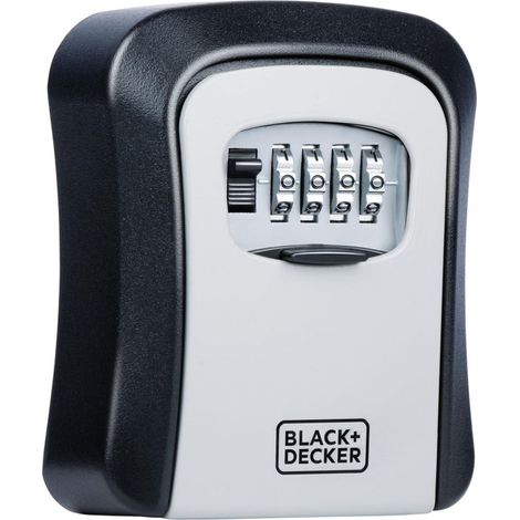 BLACK PLUS DECKER BOITE Á CLEFS - AVEC SERRURE À CHIFFRES - CODE À 4 CHIFFRES - 10.000 COMBINAISONS DE CHIFFRES - UTILISATION À