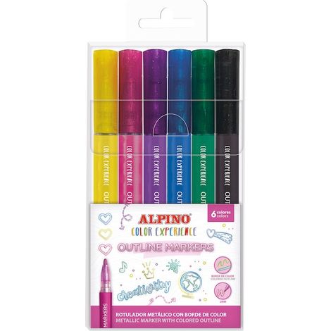 AR001044 marcador 6 pieza(s) Colores surtidos