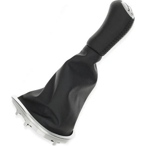 Pommeau de Levier de Vitesse 5 Vitesses pour Renault Clio III, Kangoo II, Twingo II, Espace IV avec Soufflet de Levier de Vitesse pour 8200379961 8200393246 Clio III Pommeau de Levier de