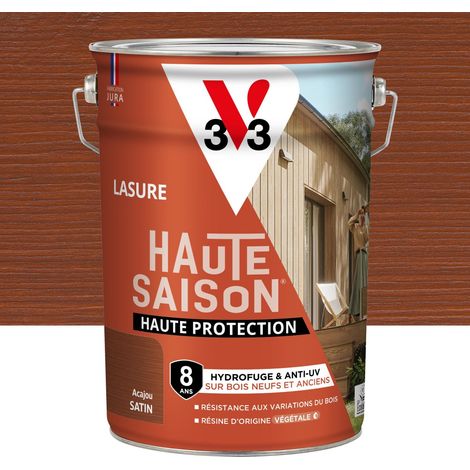 V33 Lasure V33 Haute saison 8 ans acajou satiné 5L