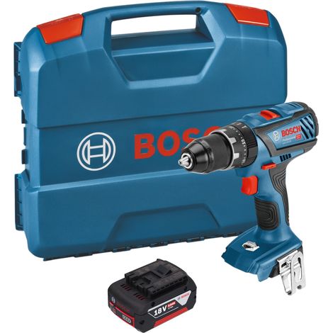 Perceuse-visseuse à percussion sans fil Bosch GSB 18V-28 Professional 18 V 63 Nm + 1 batterie 5,0 Ah + mallette L-Case - sans chargeur