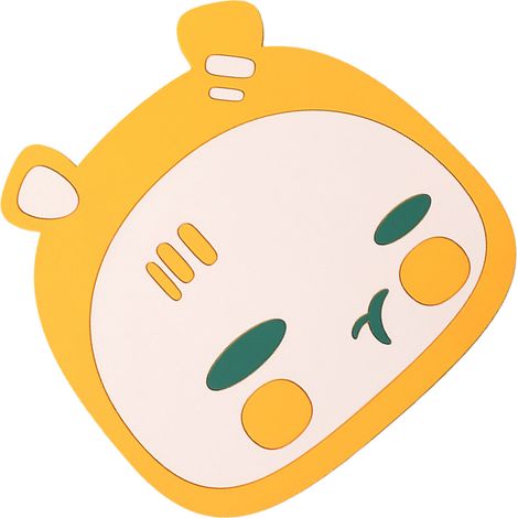 Topfuntersetzer, hitzebeständig, rutschfest, verdickt, umweltfreundliches PVC, Küchenarbeitsplatten-Topfuntersetzer, orange (1/5)