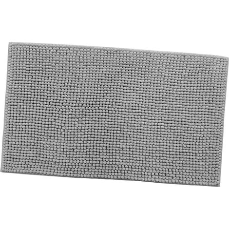 Kurzflor-Chenille-Teppich, waschbarer Chenille-Teppich, für den Innenbereich, Eingangsmatte für das Badezimmer, Bodenmatte, Badematte, rutschfeste Badematte (1/5)