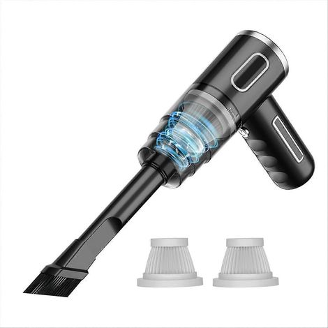 Aspirateur sans fil, petit aspirateur portatif noir pour la maison (1/5)