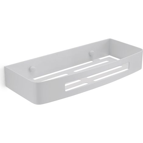 GEDY 24170200000 NERVA Porta objetos de ducha rectangular blanco mate - ref: 24170200000 (1/2)