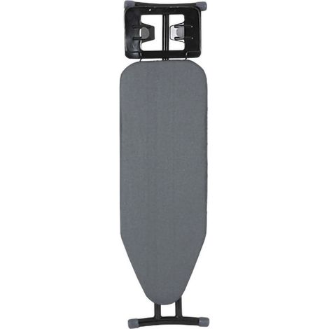 Planche à repasser verticale grise, pliable et anti-brûlure, support mural pour ménage, rangement gain de place (1/5)