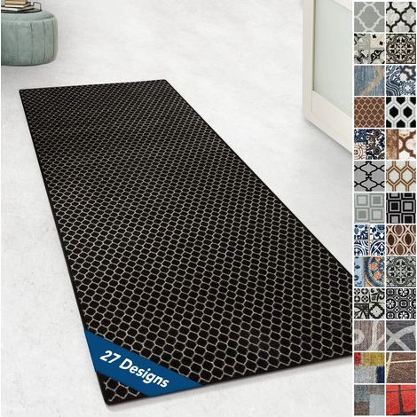 Tapis Ornement Vintage Oriental pour la Cuisine, Le Couloir et Le Salon 80 x 400 cm, Dundalk (1/5)