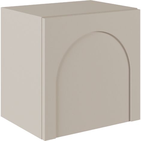 Selsey Arkadia – Comodino e intaglio ad arco, grigio cachemire, 50 cm
