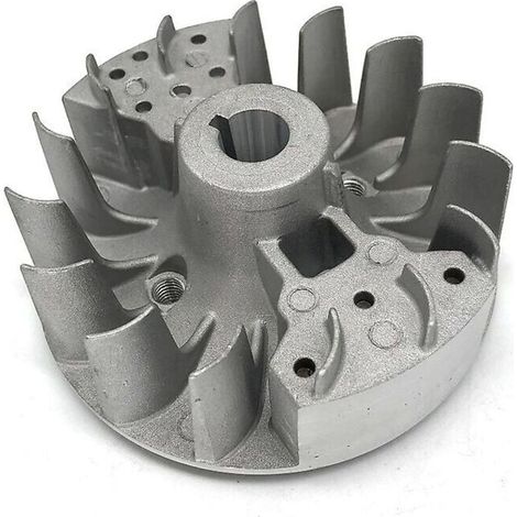 Volano magnetico per decespugliatore, attrezzo multifunzione 4 in 1, attrezzo a palo e trivella