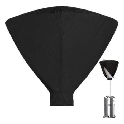 Housse pour chauffage de terrasse 86 x 64 cm – Housse noire pour chauffage de terrasse avec sac de rangement – Protection anti-UV pour mobilier de jardin et accessoires d'extérieur (1/5)
