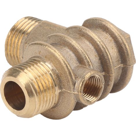 Soupape anti-retour en laiton pour compresseur, filetage 1/2" x 3/4" - Accessoire d'air comprimé (1/5)