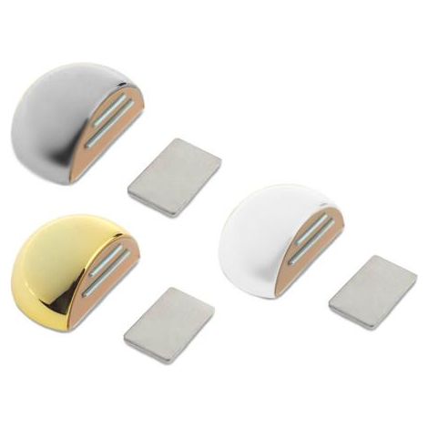 FERMAPORTA ADESIVO MAGNETICO CROMO SAT