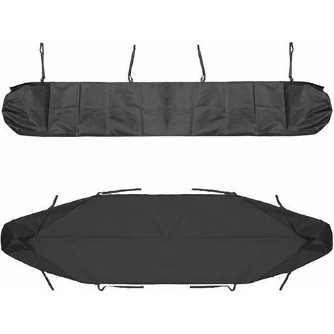 3m Awning Cover - Grey, Dustproof & Waterproof (Winter Black)