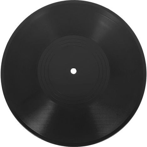 Vinyl-Wanddekoration, Schallplatte zum Aufhängen an der Wand, für Bar oder Zuhause. – 29,80 x 29,80 x 0,10 cm – Schwarz (1/3)